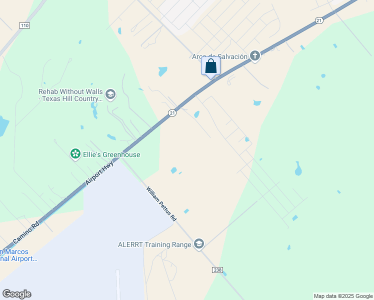 map of restaurants, bars, coffee shops, grocery stores, and more near 222 Stockmen Lane in Maxwell