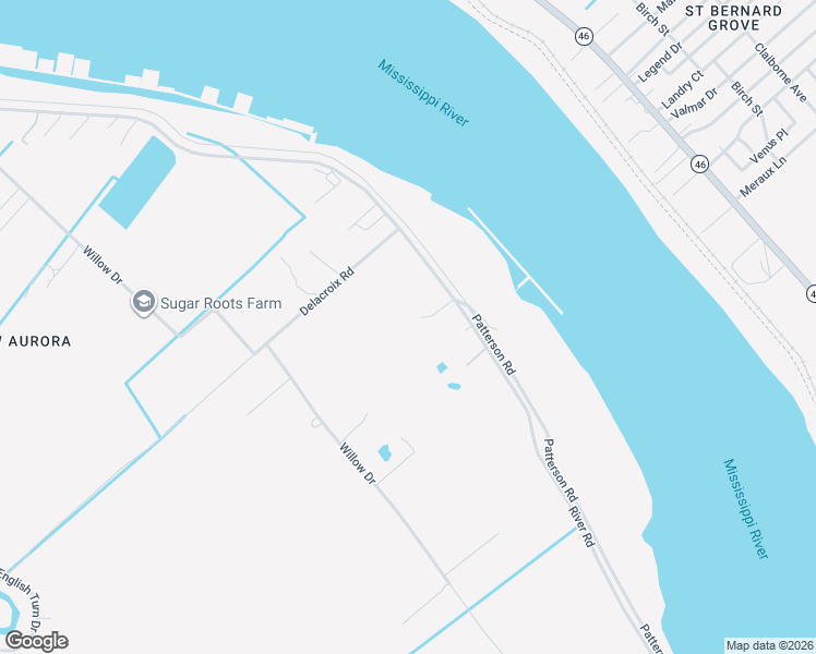 map of restaurants, bars, coffee shops, grocery stores, and more near 11243 Mississippi Riv Road in New Orleans