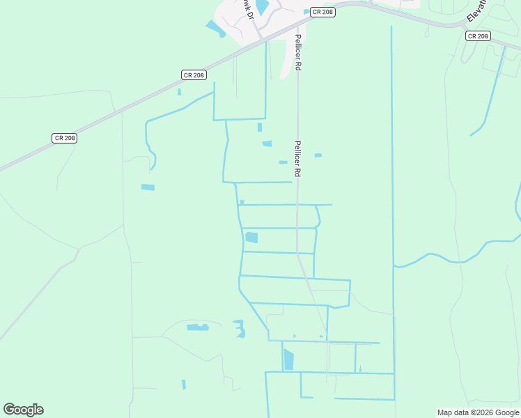 map of restaurants, bars, coffee shops, grocery stores, and more near 2575A Pellicer Road in St. Augustine