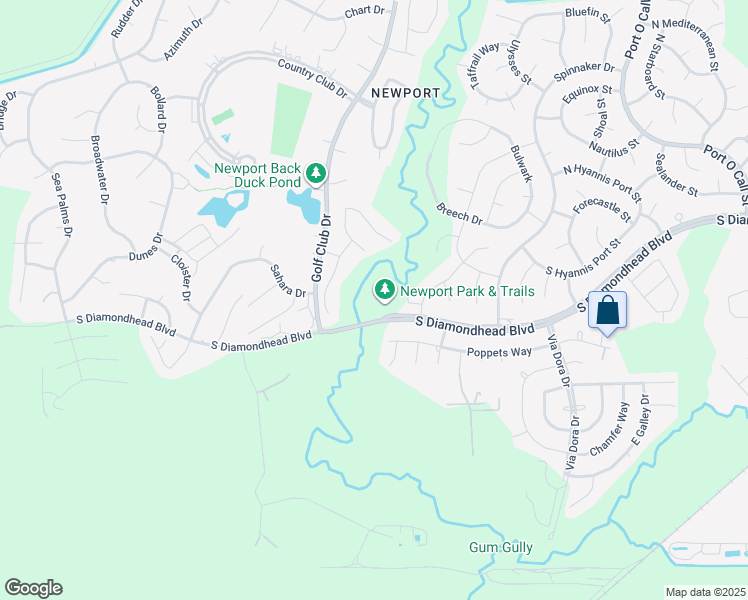 map of restaurants, bars, coffee shops, grocery stores, and more near 1198 South Diamondhead Boulevard in Crosby