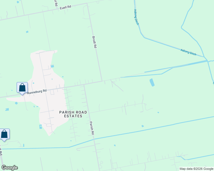 map of restaurants, bars, coffee shops, grocery stores, and more near 3702 Runneburg Road in Crosby