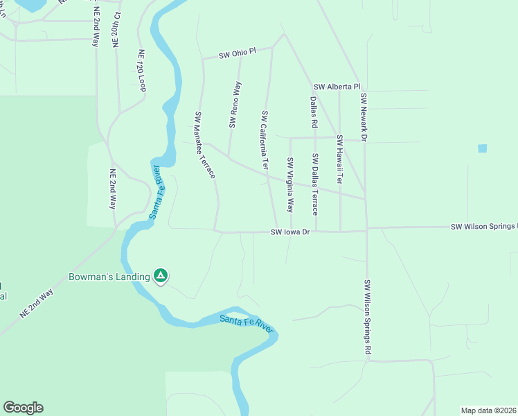 map of restaurants, bars, coffee shops, grocery stores, and more near 704 California Road in Fort White