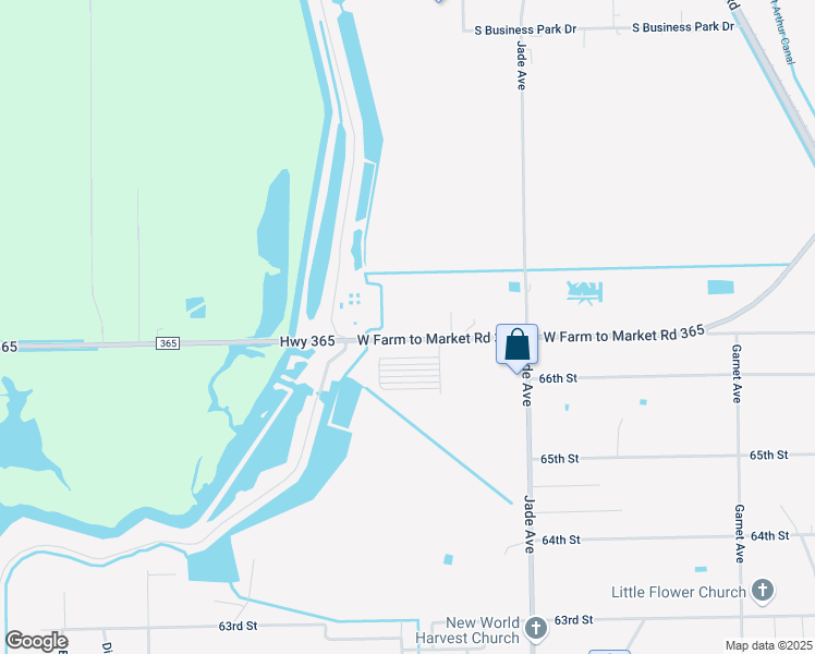 map of restaurants, bars, coffee shops, grocery stores, and more near 2901 West Highway 365 in Port Arthur