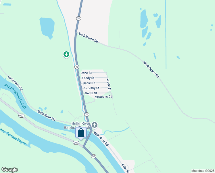 map of restaurants, bars, coffee shops, grocery stores, and more near 113-137 Daniel Street in Pierre Part