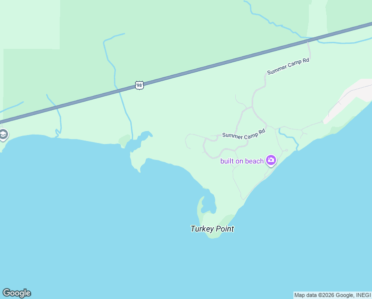 map of restaurants, bars, coffee shops, grocery stores, and more near 156 Winding Trail Way in Panacea