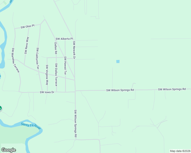 map of restaurants, bars, coffee shops, grocery stores, and more near 190 Southwest Evergreen Court in Fort White