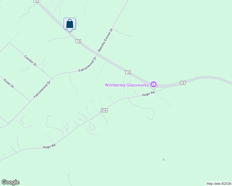 map of restaurants, bars, coffee shops, grocery stores, and more near 300 Hugo Road in San Marcos