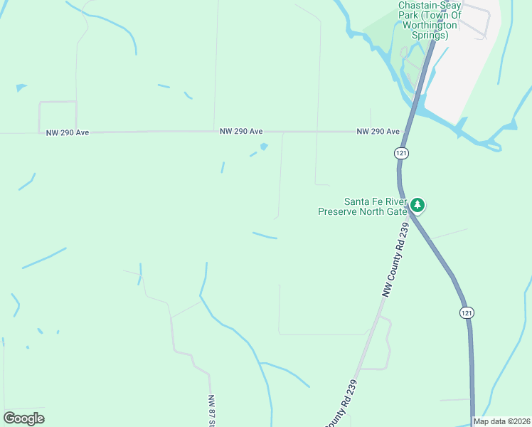 map of restaurants, bars, coffee shops, grocery stores, and more near 8321 Northwest 290 Avenue in Alachua