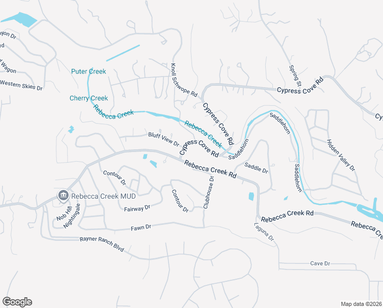 map of restaurants, bars, coffee shops, grocery stores, and more near 10120 Rebecca Creek Road in Spring Branch