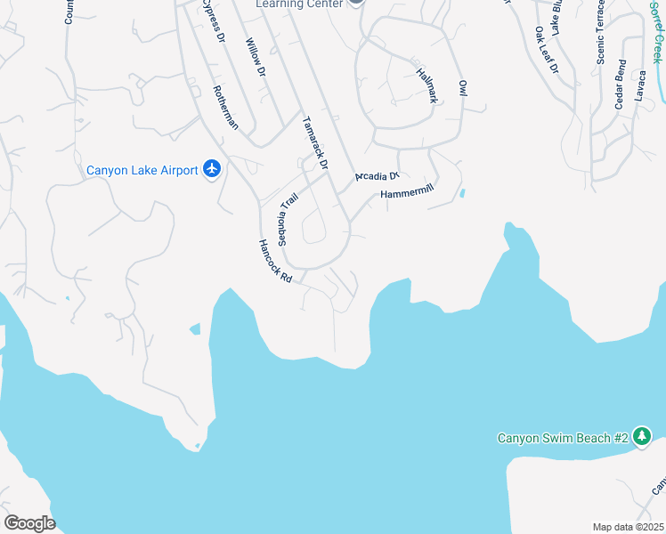 map of restaurants, bars, coffee shops, grocery stores, and more near 1447 Tamarack Drive in Canyon Lake