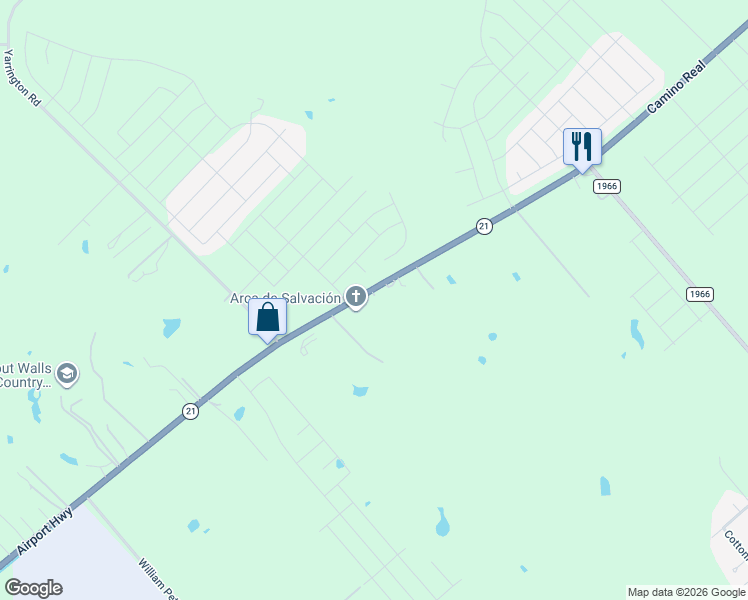 map of restaurants, bars, coffee shops, grocery stores, and more near 6048 Camino Real in Maxwell