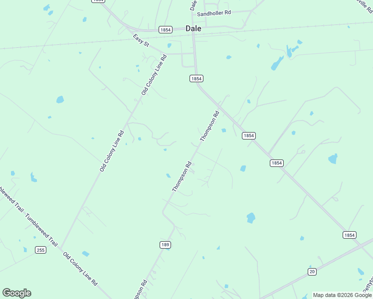 map of restaurants, bars, coffee shops, grocery stores, and more near 296 Thompson Road in Dale