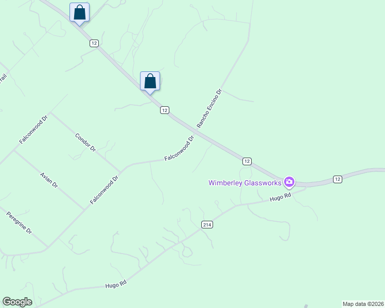 map of restaurants, bars, coffee shops, grocery stores, and more near 167 Falconwood Drive in San Marcos