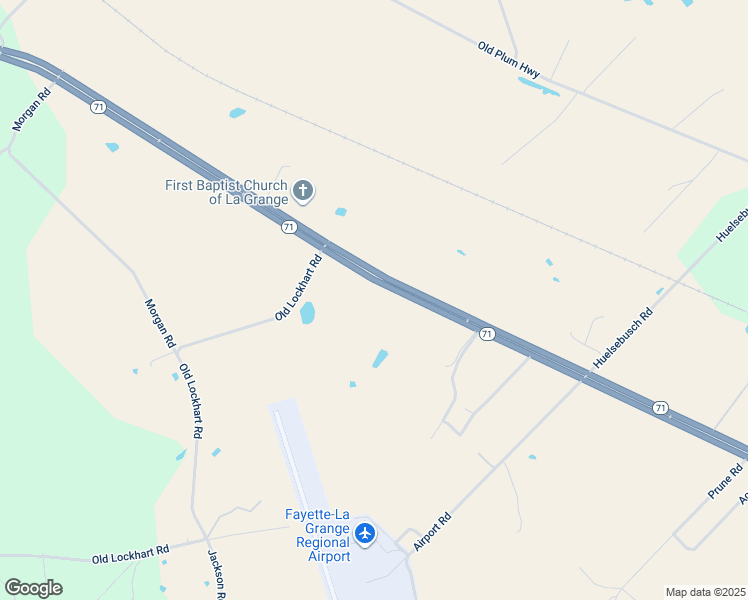 map of restaurants, bars, coffee shops, grocery stores, and more near 4803 State Highway 71 in La Grange