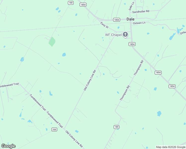 map of restaurants, bars, coffee shops, grocery stores, and more near 555 Old Colony Line Road in Dale