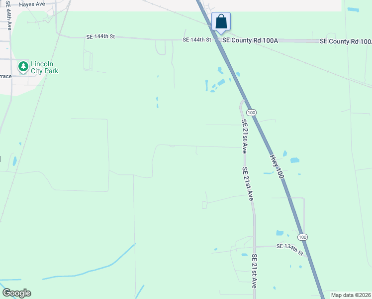 map of restaurants, bars, coffee shops, grocery stores, and more near 3510 Southeast 139th Street in Starke