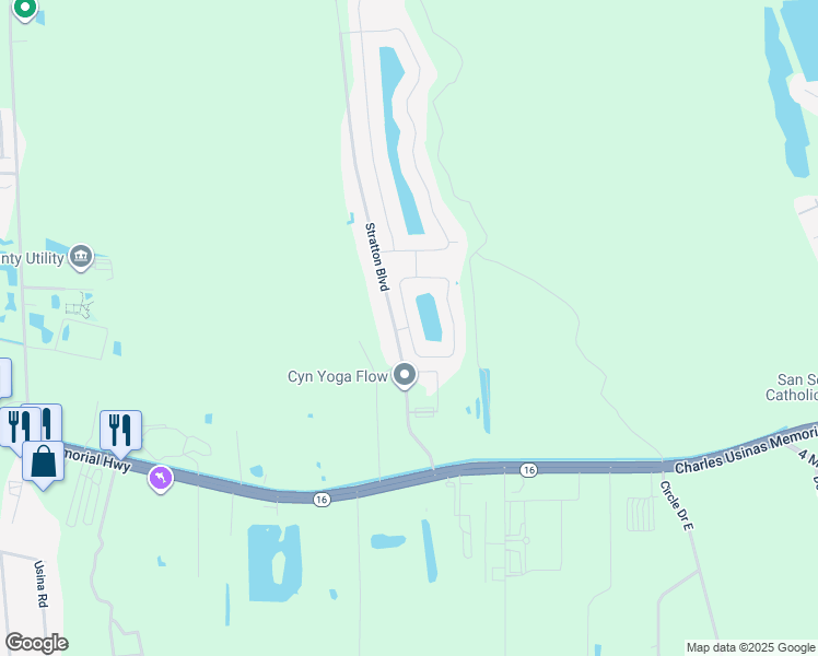map of restaurants, bars, coffee shops, grocery stores, and more near 2784 Golden Lake Loop in Saint Augustine