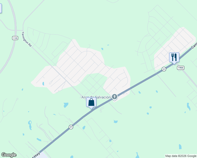 map of restaurants, bars, coffee shops, grocery stores, and more near Unnamed Road in Maxwell