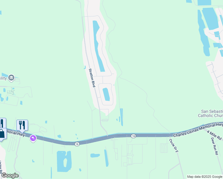 map of restaurants, bars, coffee shops, grocery stores, and more near 2734 Golden Lake Loop in St. Augustine