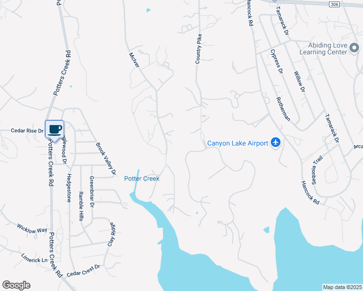 map of restaurants, bars, coffee shops, grocery stores, and more near 2475 George Pass in Canyon Lake