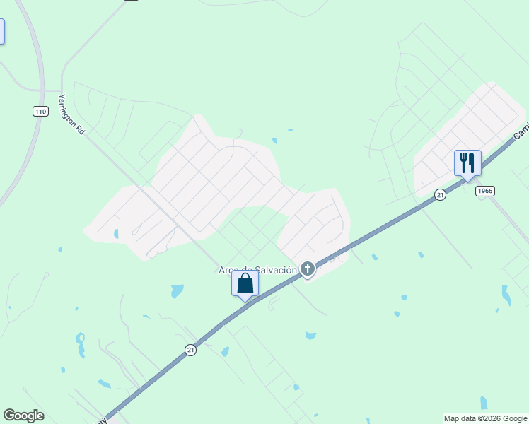 map of restaurants, bars, coffee shops, grocery stores, and more near Unnamed Road in Maxwell