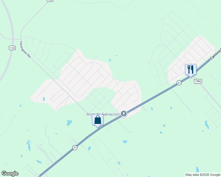 map of restaurants, bars, coffee shops, grocery stores, and more near Unnamed Road in Maxwell