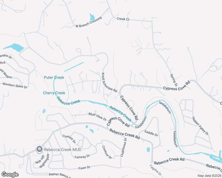 map of restaurants, bars, coffee shops, grocery stores, and more near Knoll Schwope Road in Spring Branch