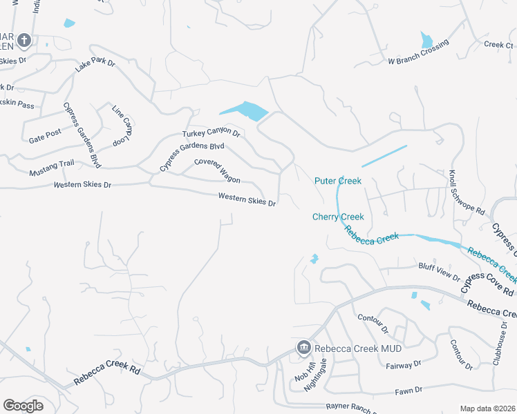 map of restaurants, bars, coffee shops, grocery stores, and more near 3360 Western Skies Drive in Spring Branch