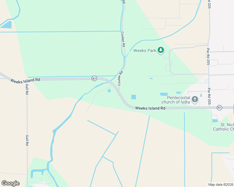 map of restaurants, bars, coffee shops, grocery stores, and more near 3730-4056 Weeks Island Road in New Iberia
