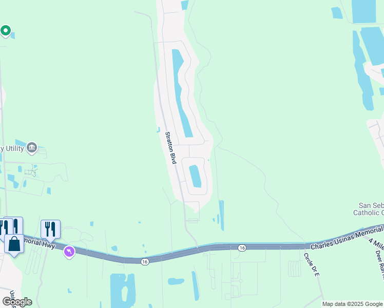 map of restaurants, bars, coffee shops, grocery stores, and more near 811 Golden Lake Loop in St. Augustine