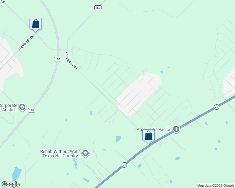 map of restaurants, bars, coffee shops, grocery stores, and more near 103 Fairview Road in San Marcos