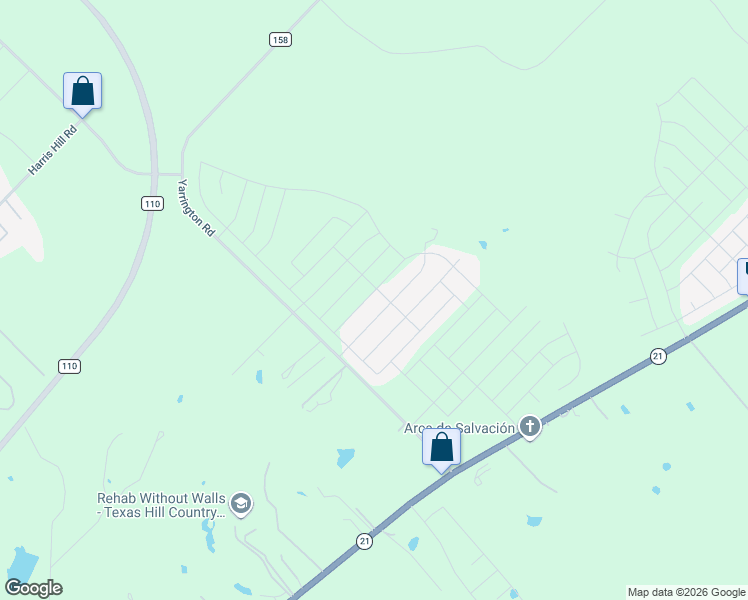 map of restaurants, bars, coffee shops, grocery stores, and more near 251 Geode Glen in Maxwell