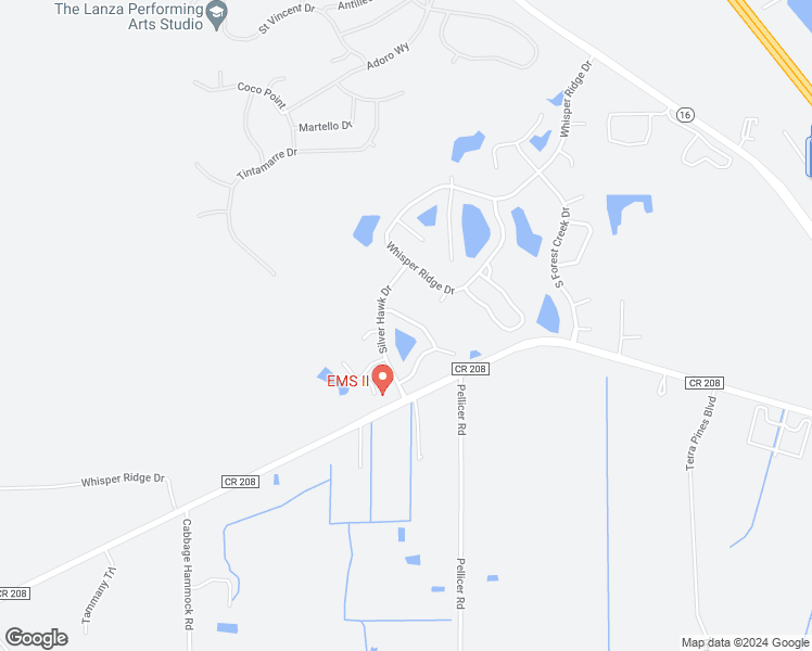 map of restaurants, bars, coffee shops, grocery stores, and more near 2119 Sandy Branch Place in St. Augustine