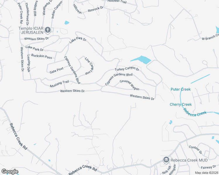 map of restaurants, bars, coffee shops, grocery stores, and more near 2976 Western Skies Drive in Spring Branch