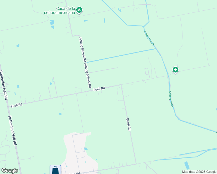 map of restaurants, bars, coffee shops, grocery stores, and more near 3645 Euell Road in Crosby