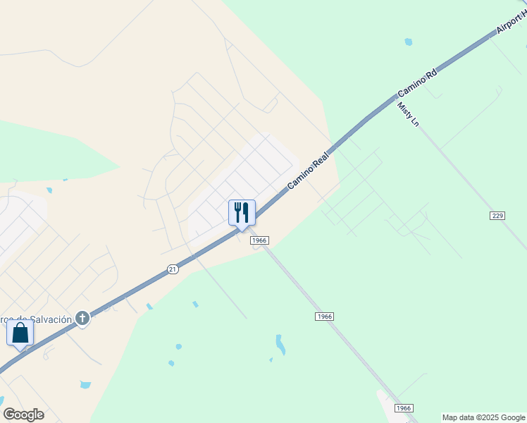 map of restaurants, bars, coffee shops, grocery stores, and more near Airport Highway in Maxwell