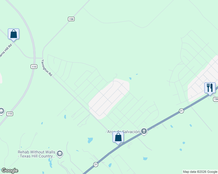map of restaurants, bars, coffee shops, grocery stores, and more near Unnamed Road in Maxwell
