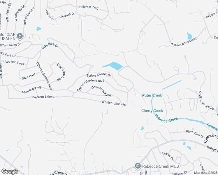 map of restaurants, bars, coffee shops, grocery stores, and more near 2424 Cypress Gardens Boulevard in Spring Branch