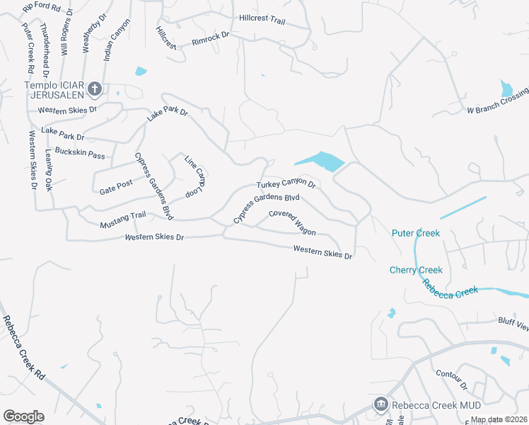 map of restaurants, bars, coffee shops, grocery stores, and more near 1041 Covered Wagon in Spring Branch