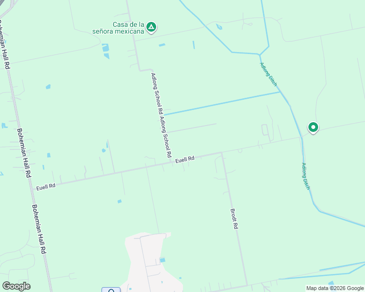 map of restaurants, bars, coffee shops, grocery stores, and more near 3500 Euell Road in Crosby