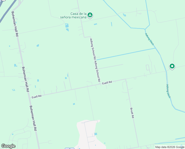 map of restaurants, bars, coffee shops, grocery stores, and more near 16503 Adlong School Road in Crosby