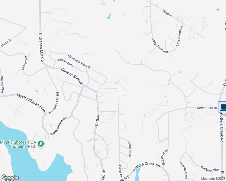 map of restaurants, bars, coffee shops, grocery stores, and more near 1946 Rhinestone in Canyon Lake