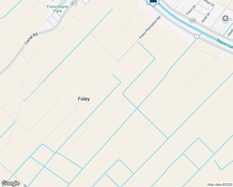 map of restaurants, bars, coffee shops, grocery stores, and more near in Napoleonville