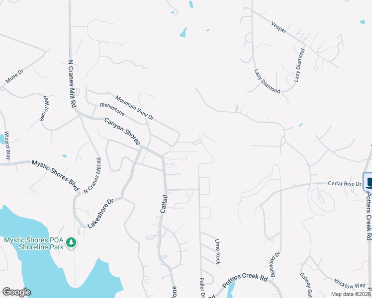 map of restaurants, bars, coffee shops, grocery stores, and more near 1946 Rhinestone in Canyon Lake