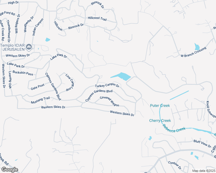 map of restaurants, bars, coffee shops, grocery stores, and more near 998 Turkey Canyon Drive in Spring Branch