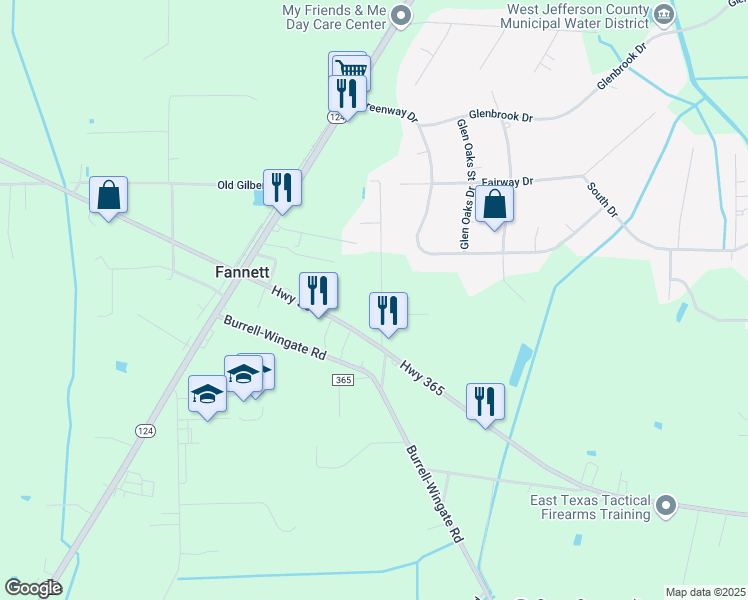 map of restaurants, bars, coffee shops, grocery stores, and more near 11148 Wiggins Rd in Beaumont