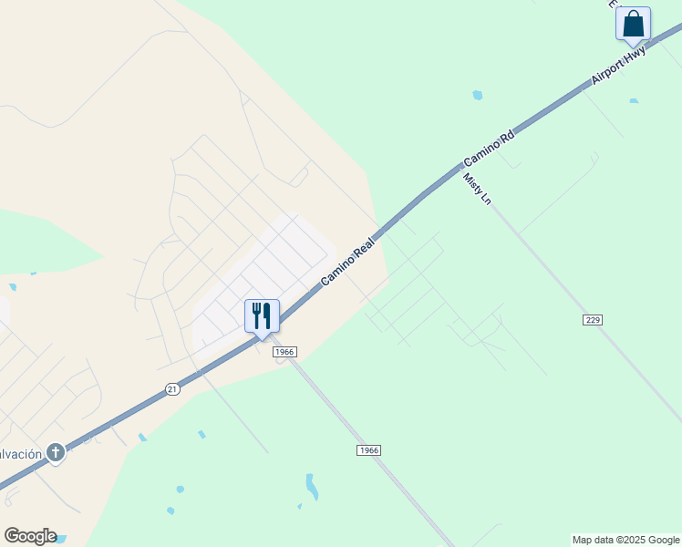 map of restaurants, bars, coffee shops, grocery stores, and more near 6920 Camino Real in Maxwell