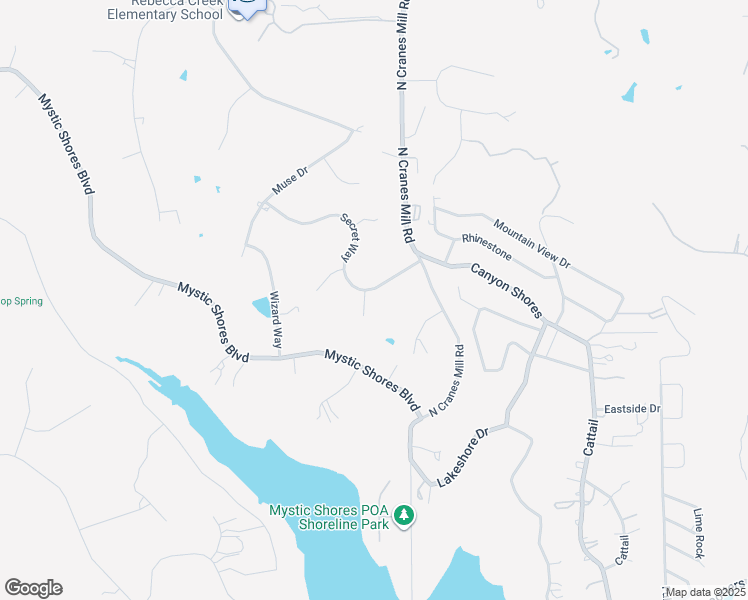 map of restaurants, bars, coffee shops, grocery stores, and more near 125 Vision Court in Spring Branch