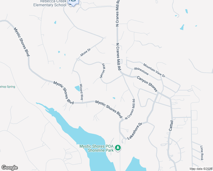 map of restaurants, bars, coffee shops, grocery stores, and more near 125 Vision Court in Spring Branch