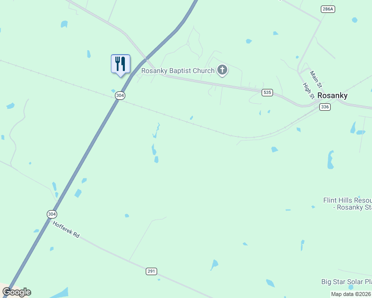 map of restaurants, bars, coffee shops, grocery stores, and more near in Rosanky